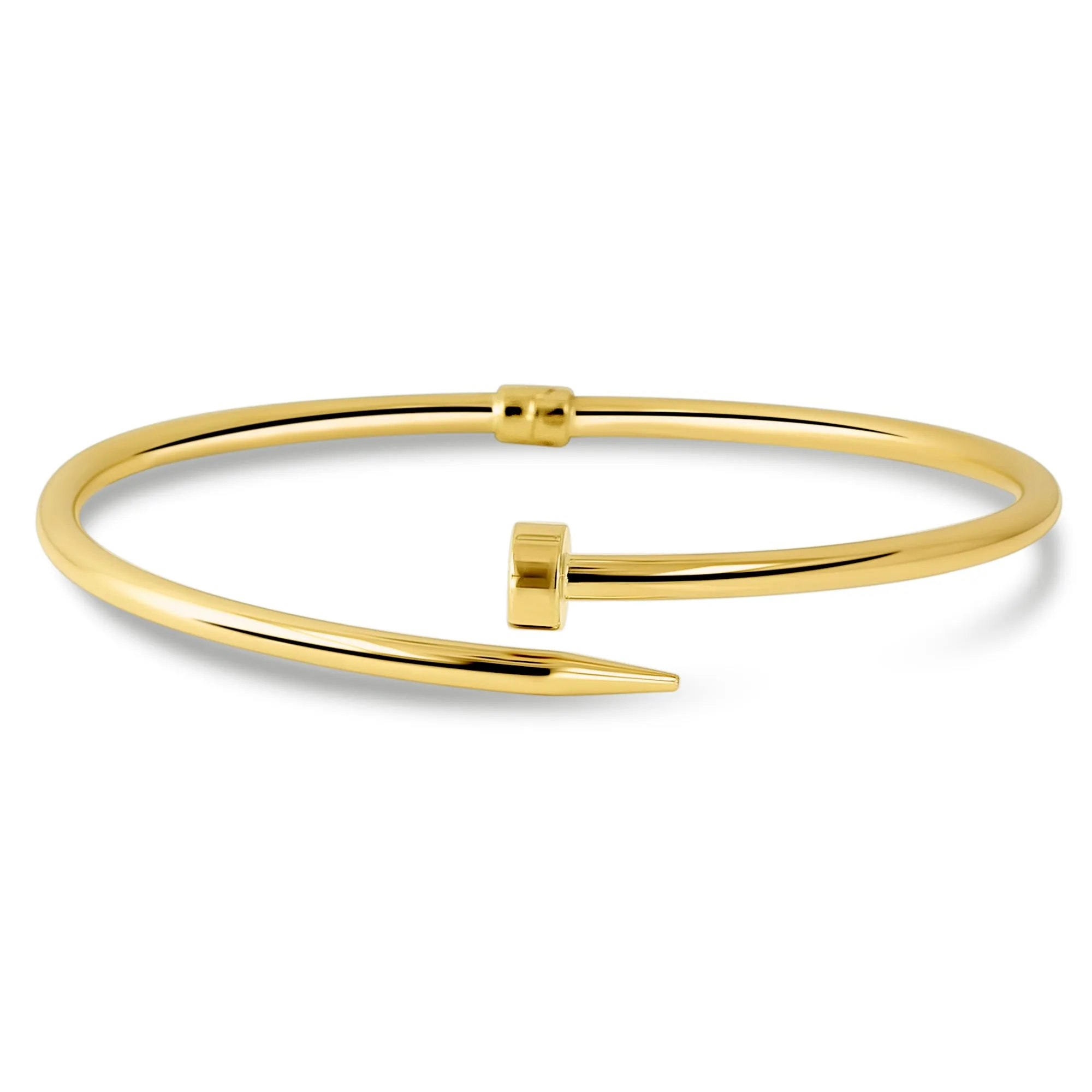 14K FANCY HP BANGLE 63MM (BGTG3-14K)