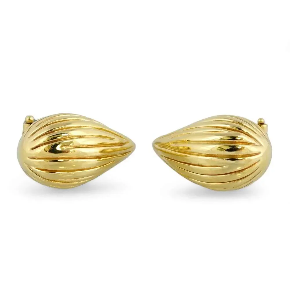 14k Yellow Gold Small Drop Earrings