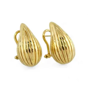 14k Yellow Gold Small Drop Earrings