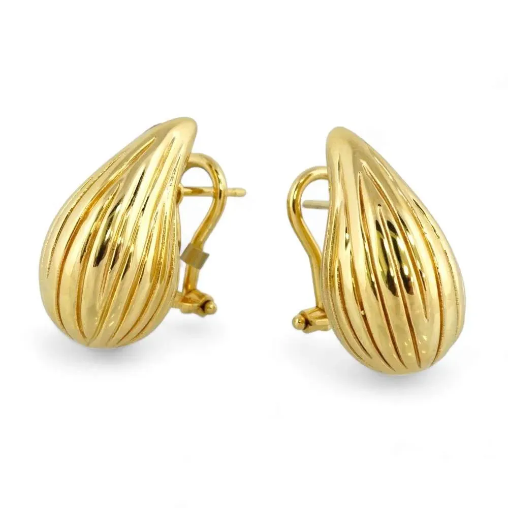 14k Yellow Gold Small Drop Earrings