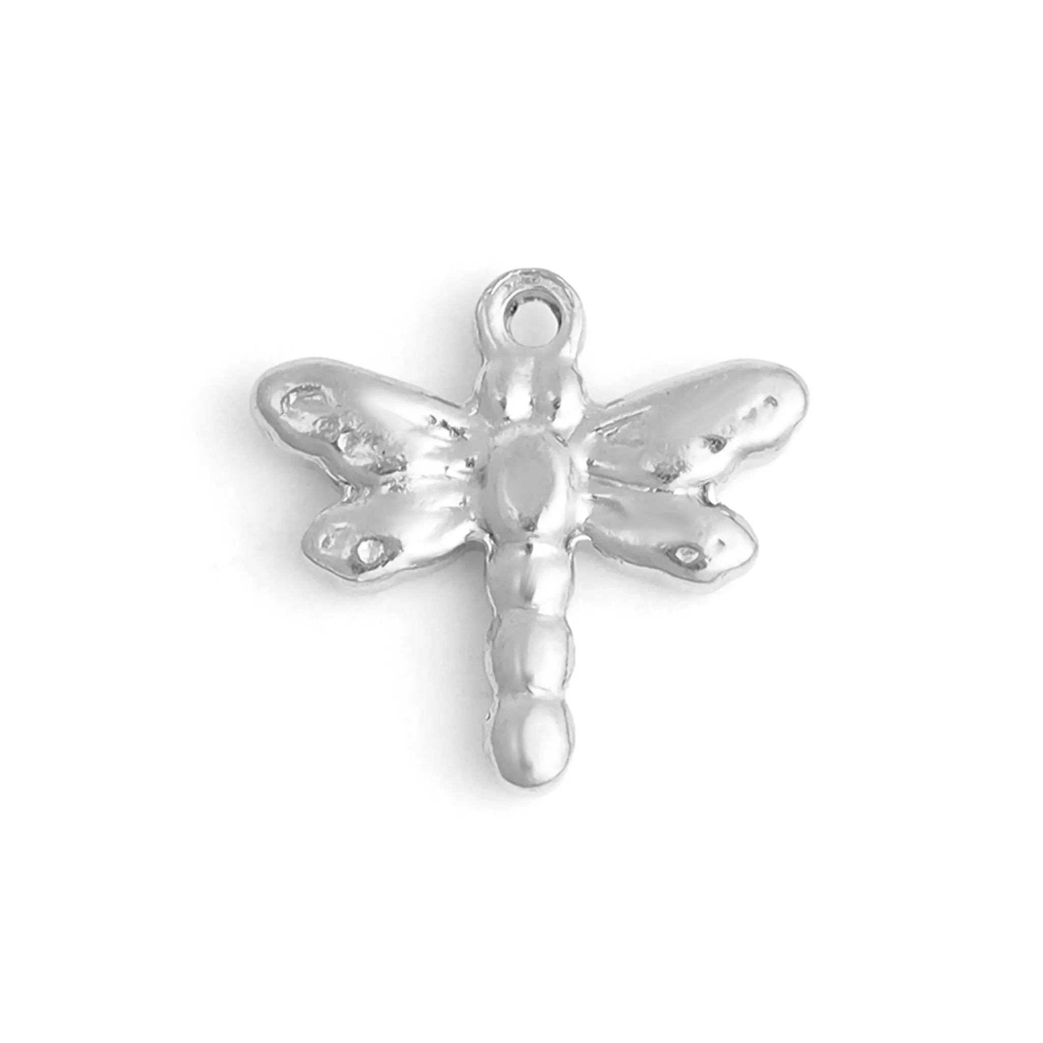 18K Gold PVD Stainless Steel Dragonfly Charm / PDL0103