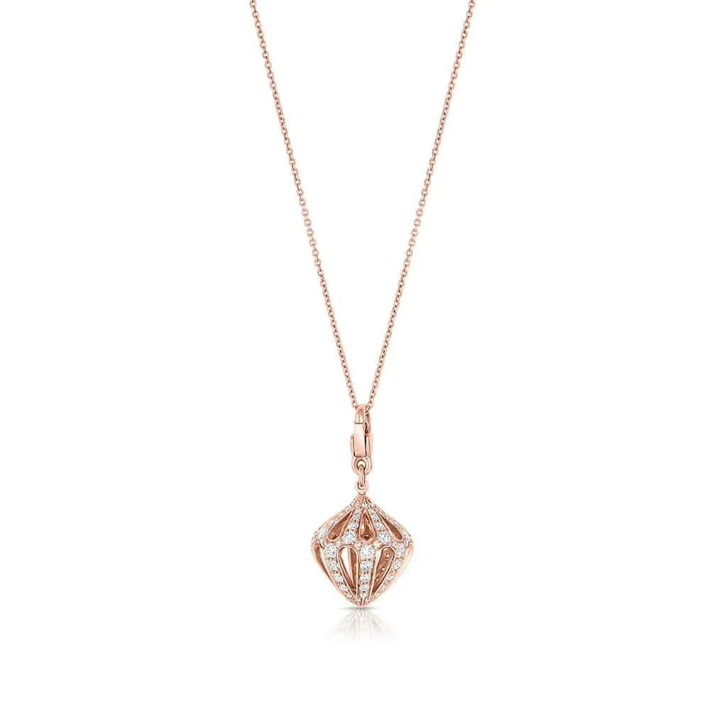 18KT LUCA CARATI CONTEMPORARY DIAMOND NECKLACE