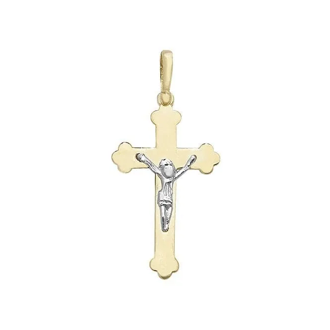 9ct Yellow Gold Crucifix Pendant PN1024