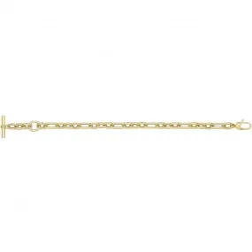 9ct Yellow Gold Hollow Bracelet NK446B