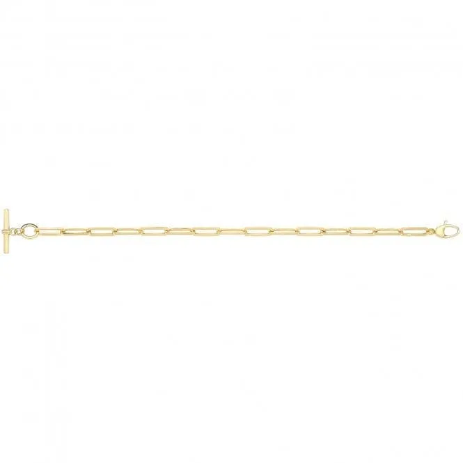 9ct Yellow Gold Hollow Bracelet NK450B