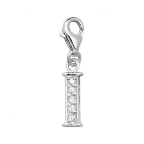 Acotis Silver Pendant Zirconia Initial G6282/I