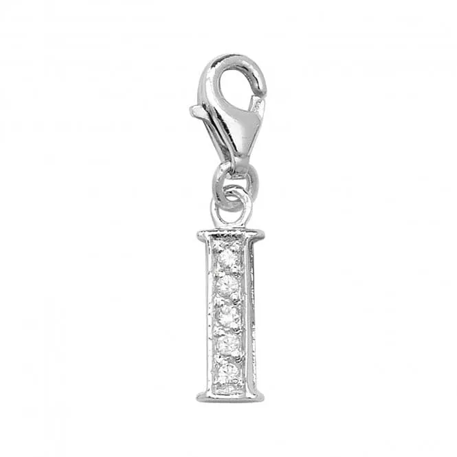 Acotis Silver Pendant Zirconia Initial G6282/I