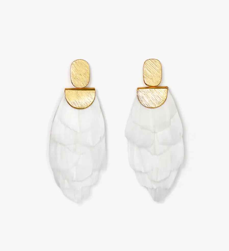 Brackish Drop Earring Blanc