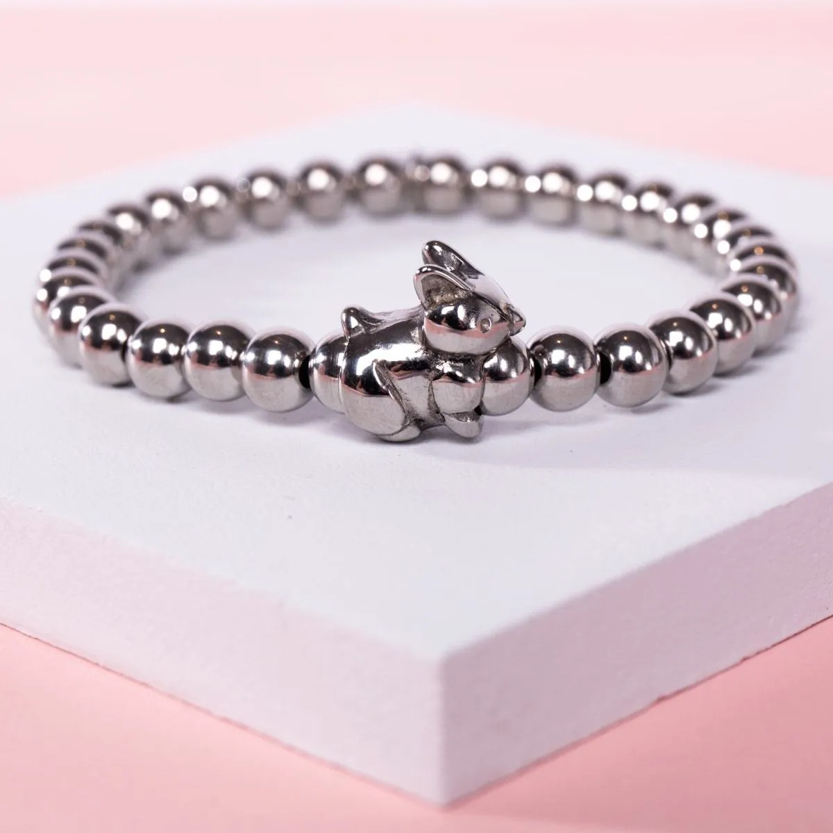 Bunny | Silver | Rabbit Charm Bracelet