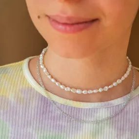 Crystal Water Glass Beaded Necklace