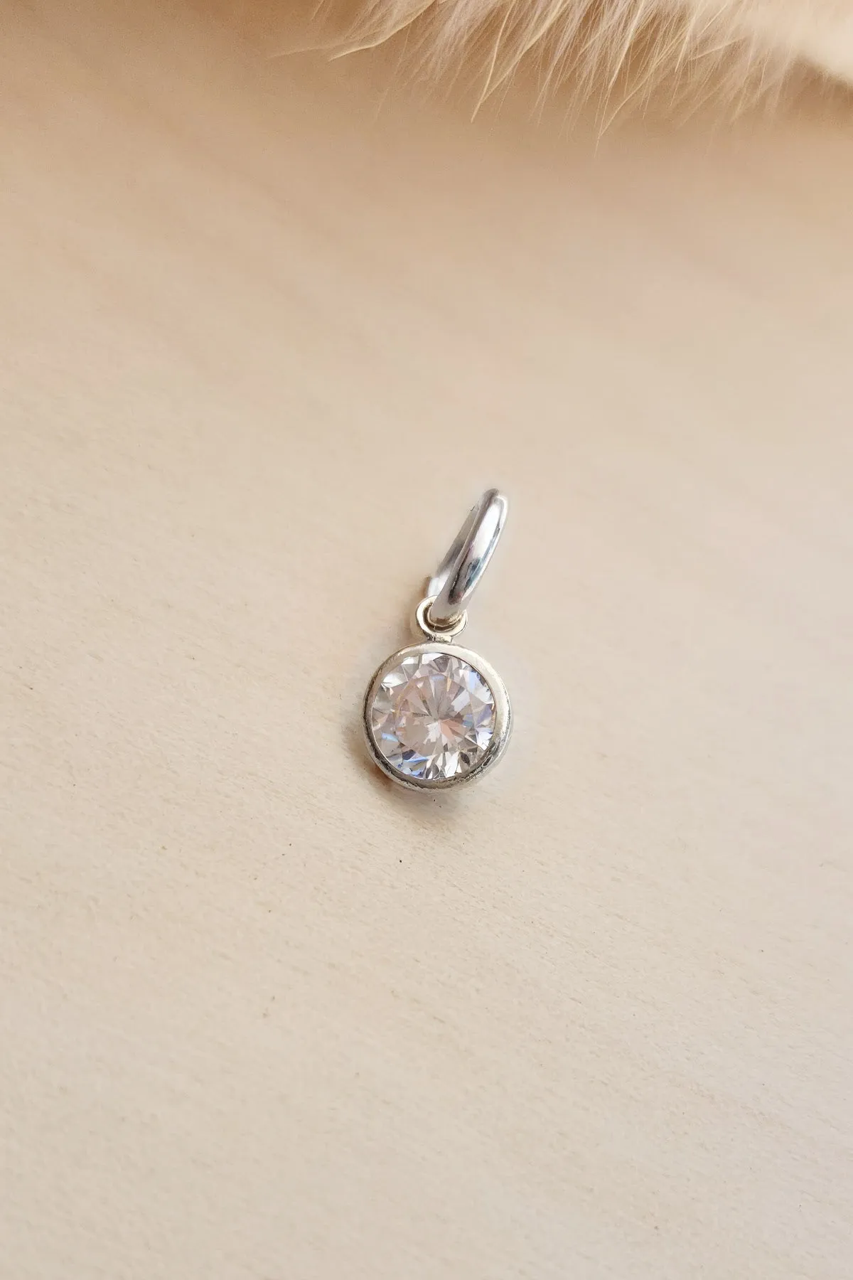 CZ Birthstone Charm