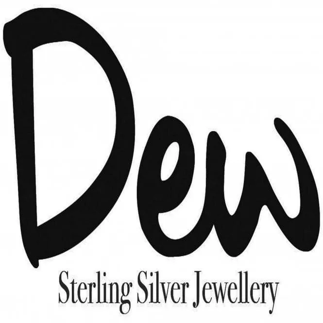 Dew Sterling Silver Dinky H Initial Pendant 9092HPH