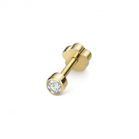 Diamond Jewellery 18CT Gold Single Stud Earring EDQ907