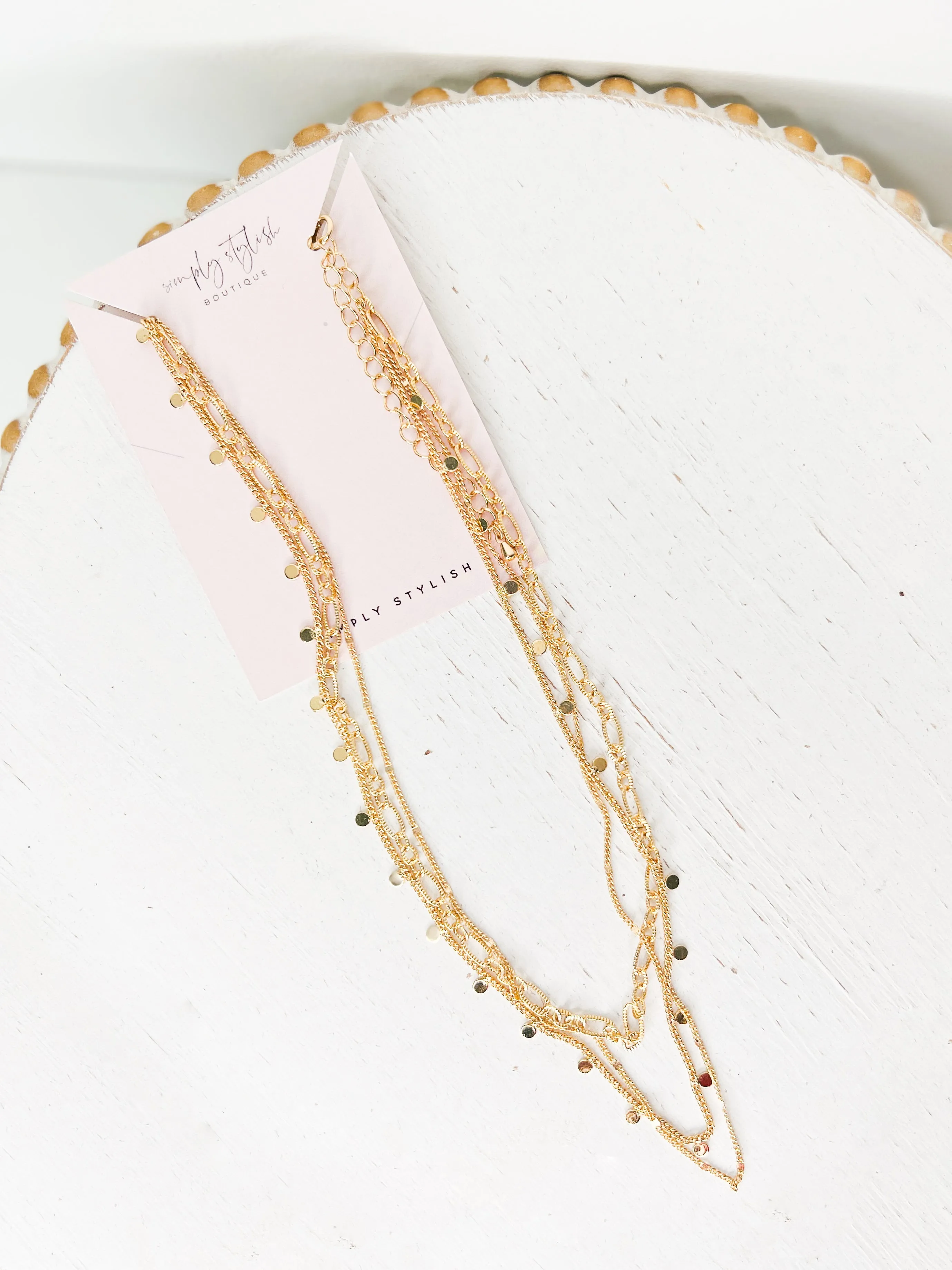 Dorothy Gold Layered Necklace