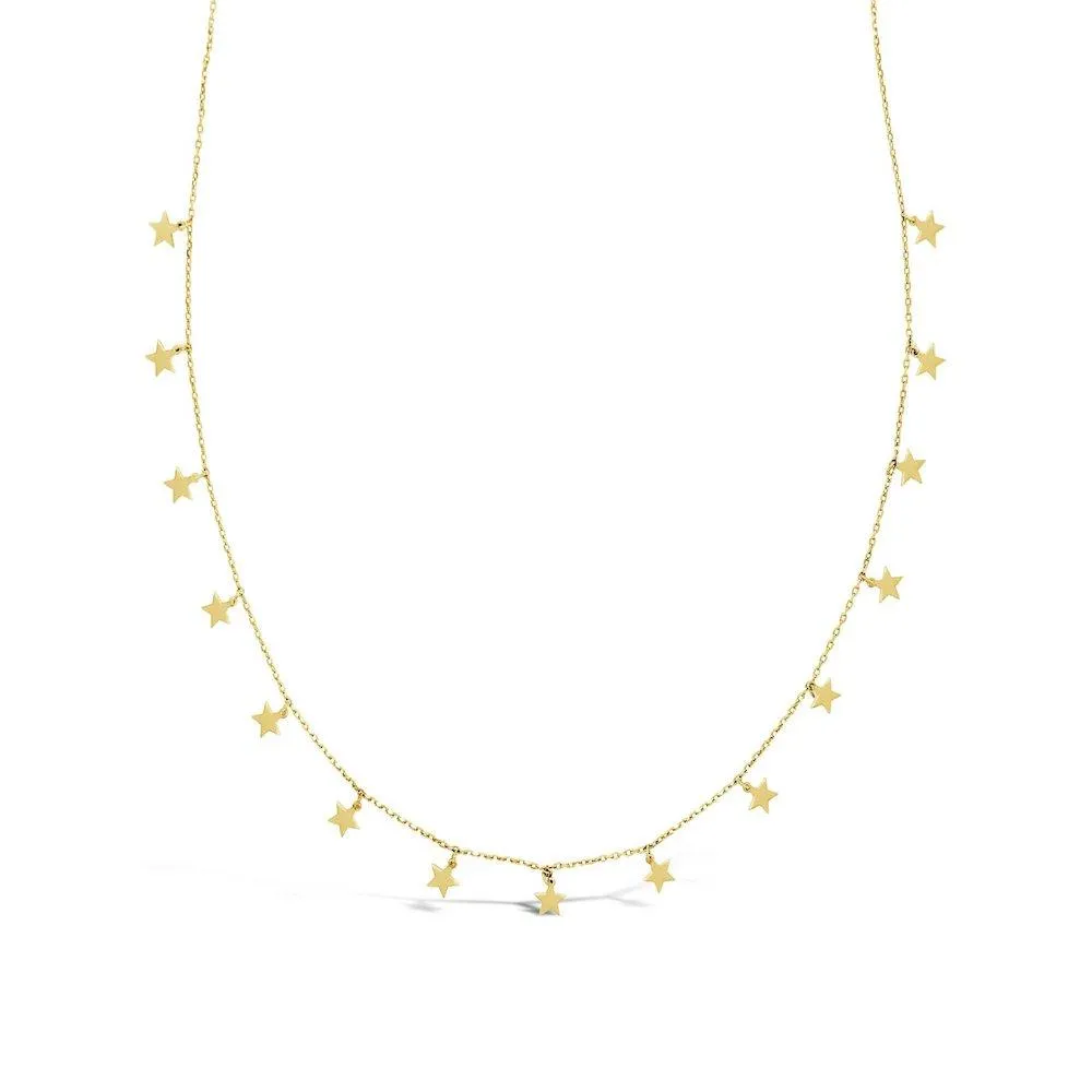 Duo Make a Wish Necklace (Yellow Gold Plated)