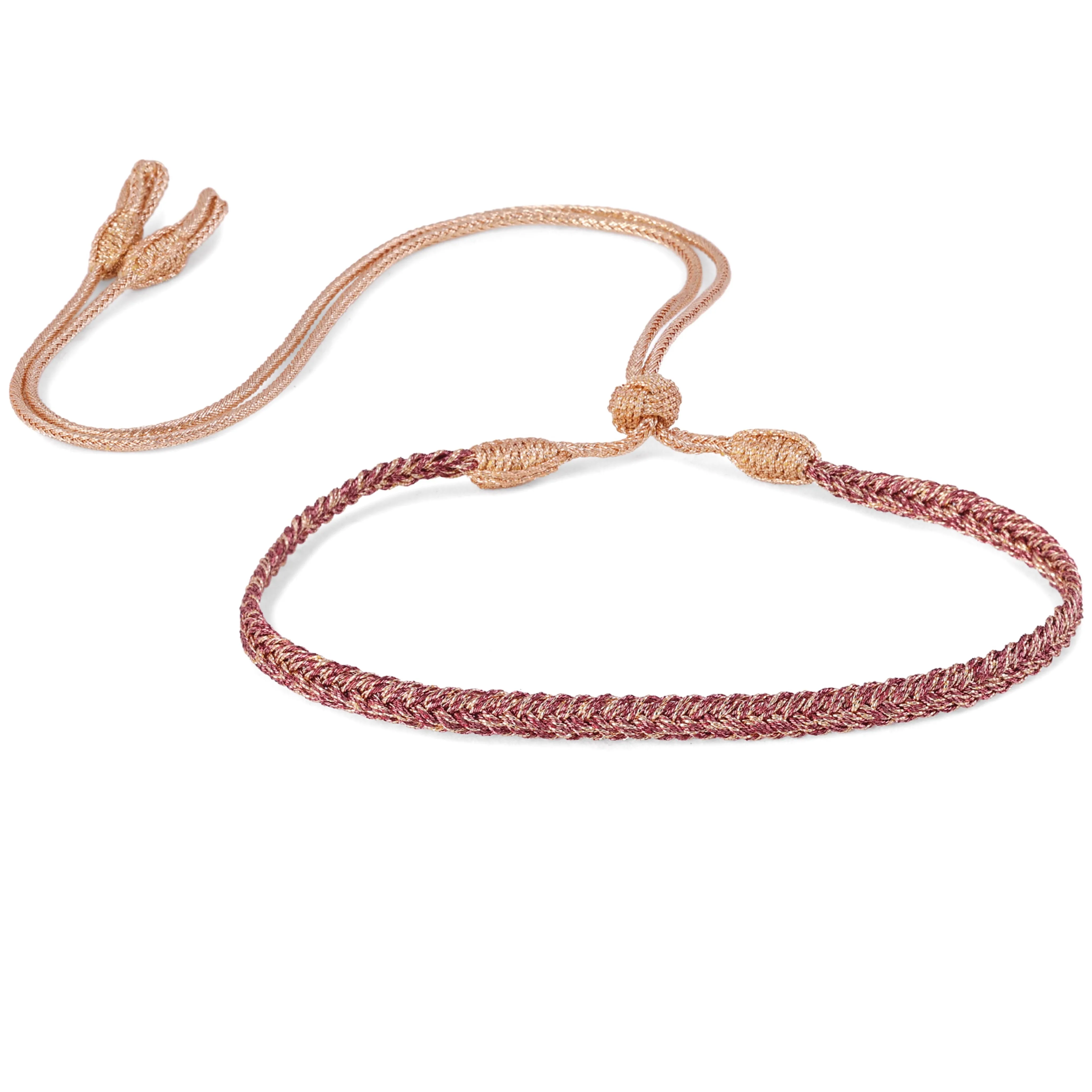 Eya n°1 Choker Peach Mahogany