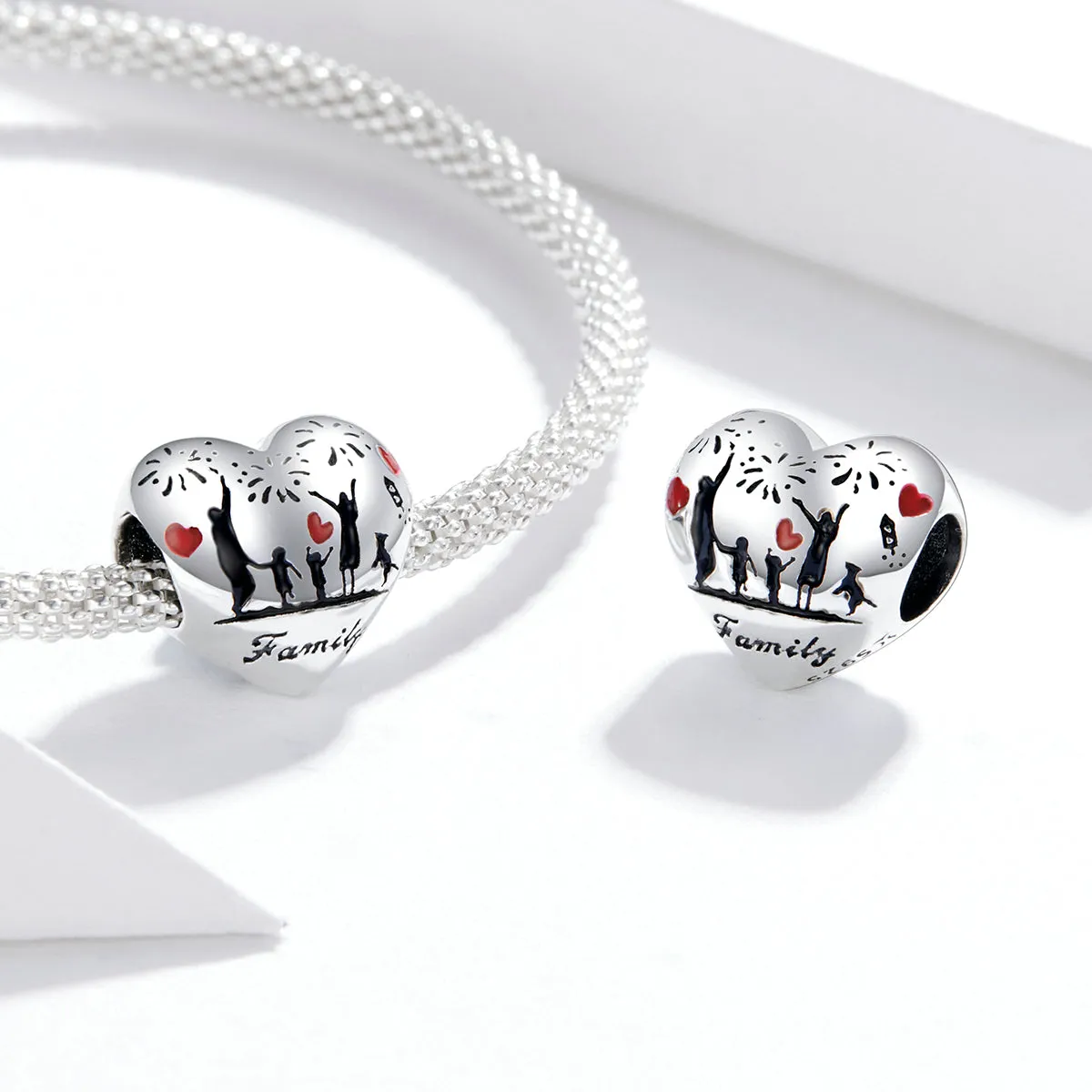 Family Celebration Charm 925 Sterling Silver