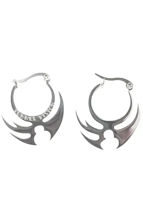 Fight or Flight Hoop Earrings