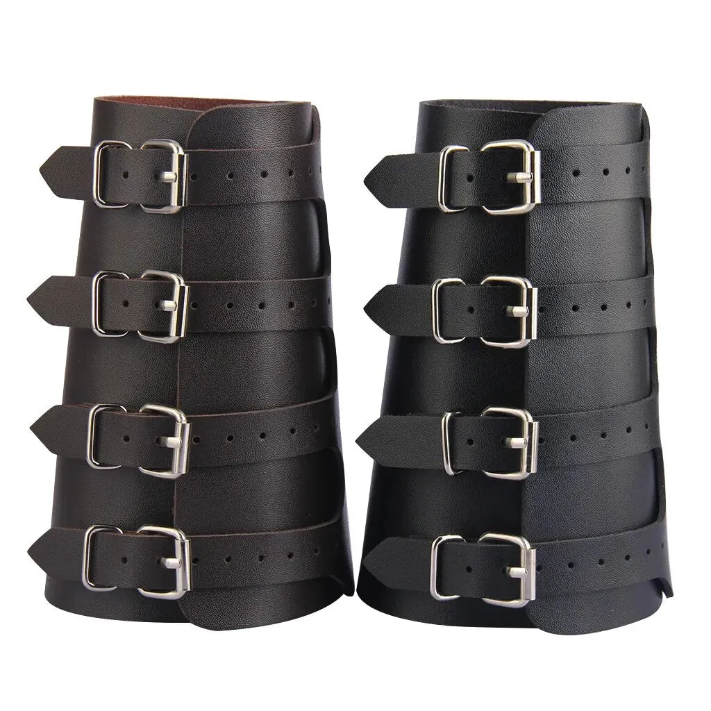 Funki Buys | Bracelets | Unisex Leather Gauntlet Bracelets