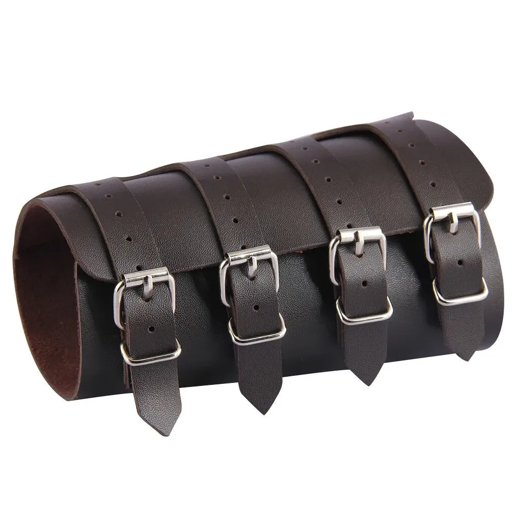 Funki Buys | Bracelets | Unisex Leather Gauntlet Bracelets