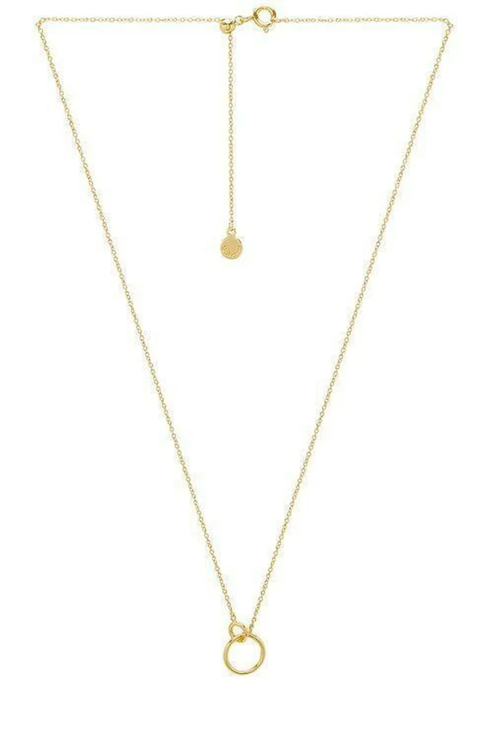 Gorjana Wilshire Charm Adjustable Gold Necklace