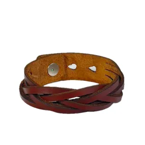 GRANDMA BRAIDED LEATHER BRACELET-Pin