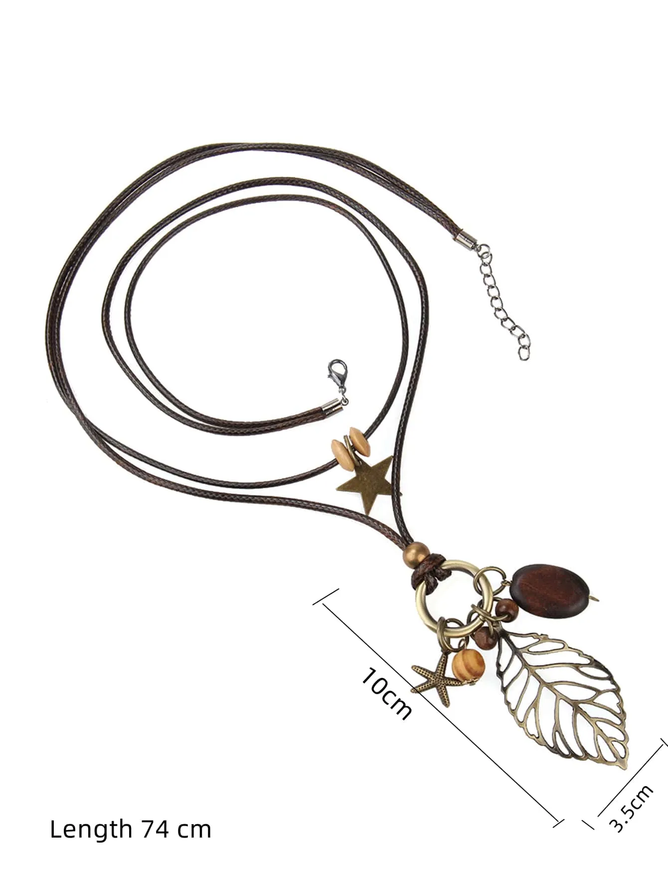 Hollow Leaf Pendant Layered Necklace for Women Jewelry for Women Gift for Her