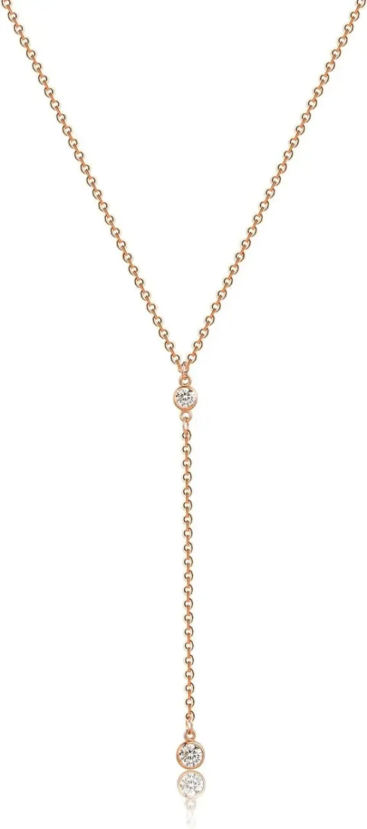 Kyerlyn Gold Y-Shaped Dainty Necklaces