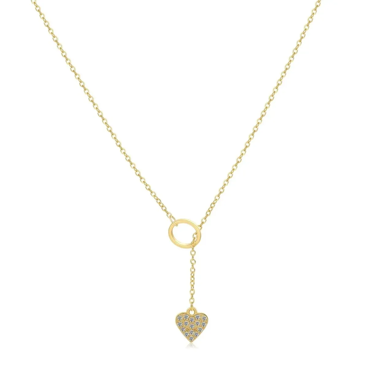 Kyerlyn Gold Y-Shaped Dainty Necklaces