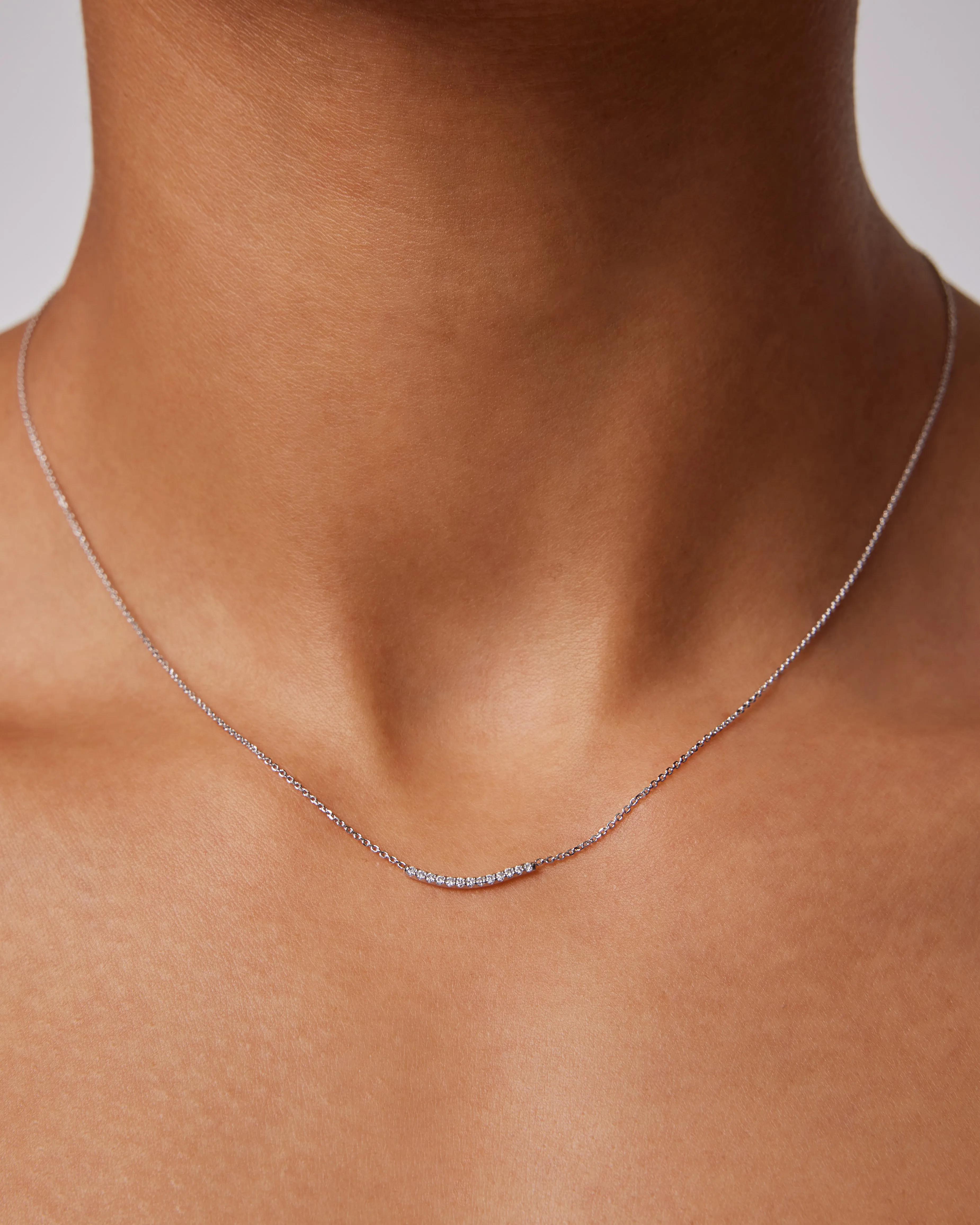 Lightwave Diamond Necklace