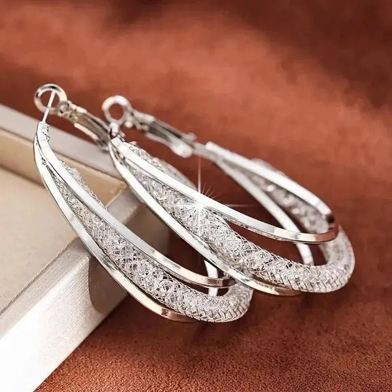 Lymphatic Drainage Weight Loss Hoop Earrings