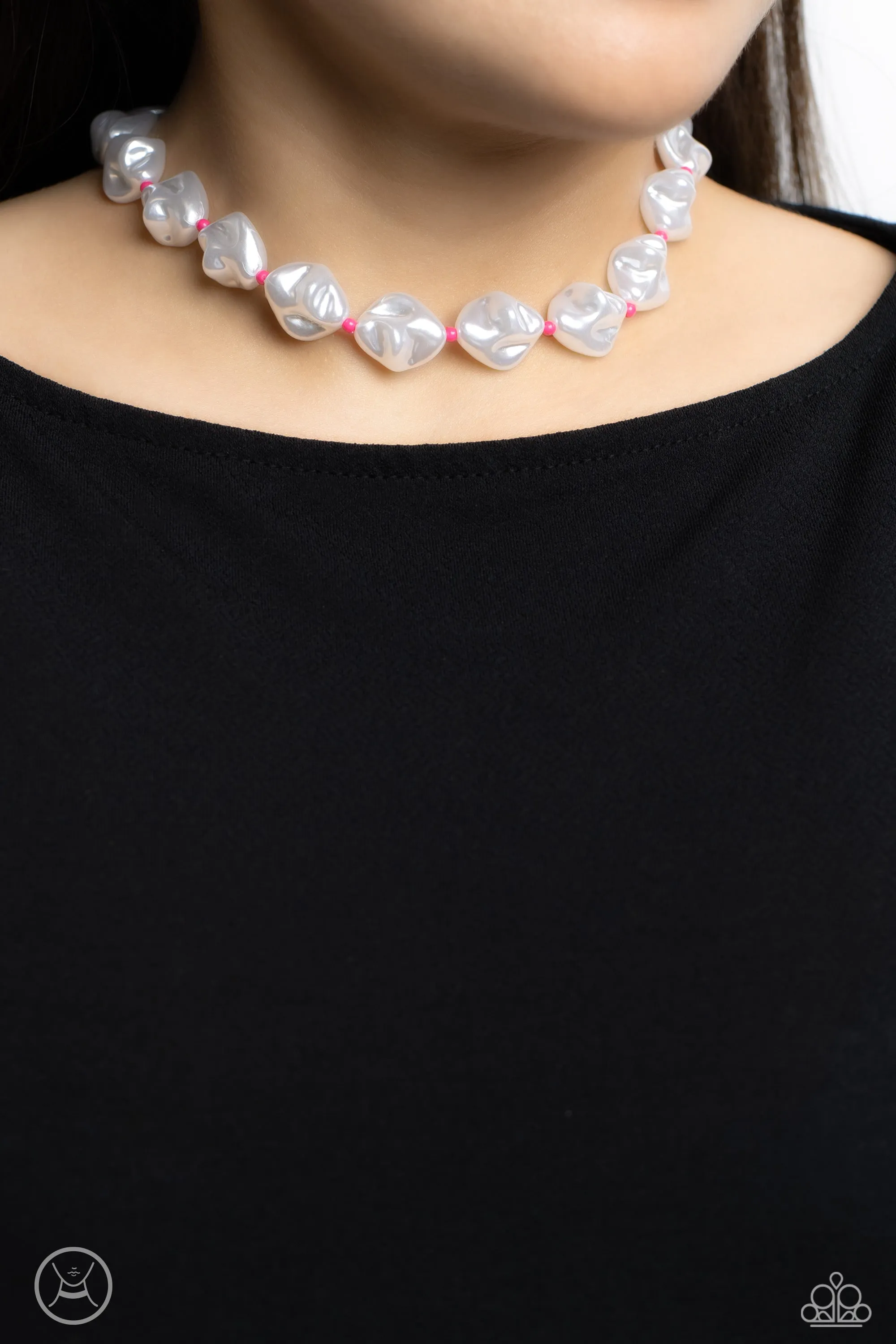 Necklaces SHORE Enough - Pink N2208 Pearl