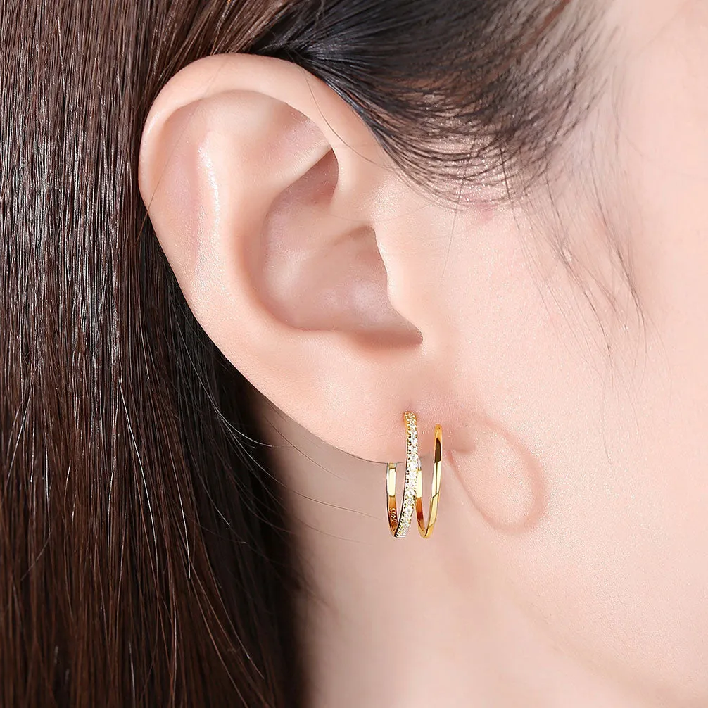 Peroz Valerie - Women's Gold Hoop Earrings