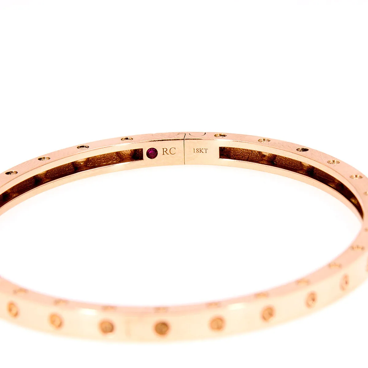 Roberto Coin Pois Moi Rose Gold Bangle