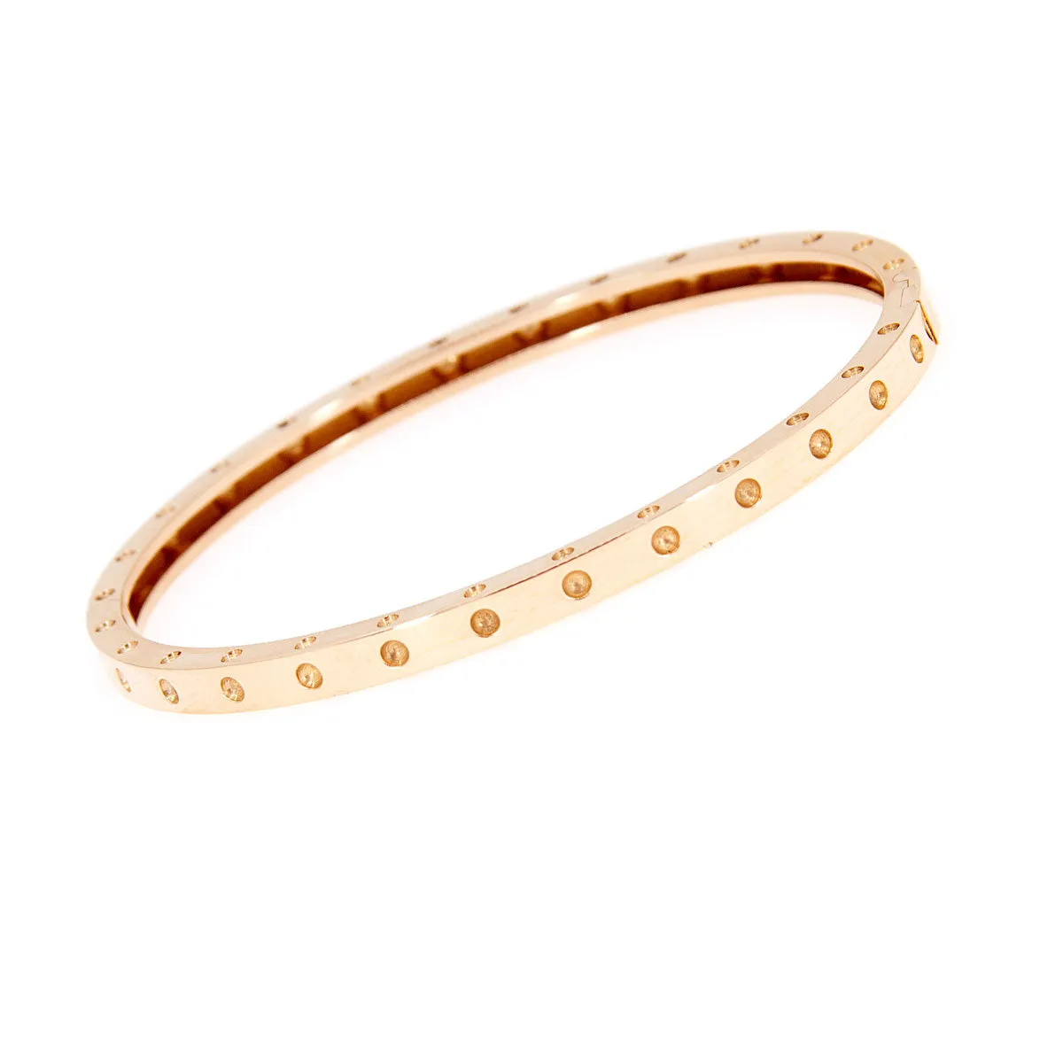 Roberto Coin Pois Moi Rose Gold Bangle