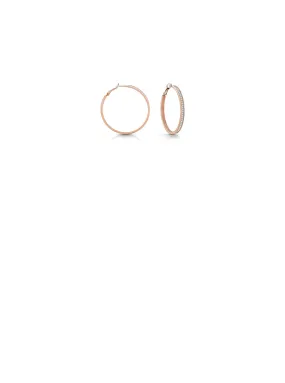 Rose Gold Colour My Day Hoop Earrings