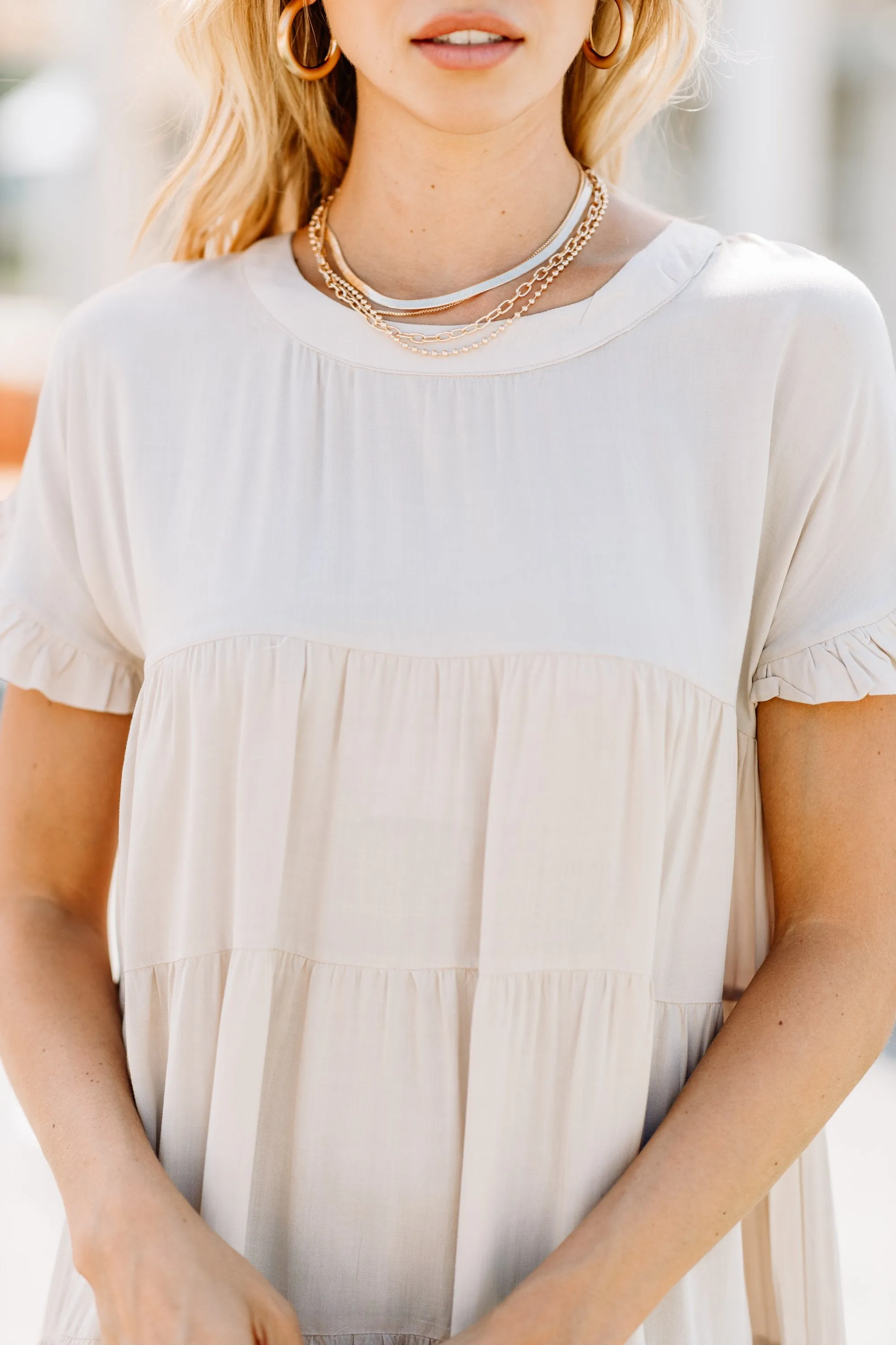 Self Possessed Gold Layered Chain Necklace