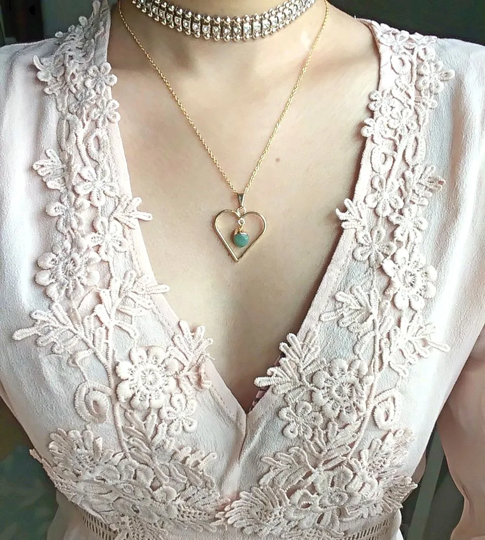 Sweetheart Aventurine Necklaces