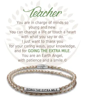 Teacher: Leather Bracelet