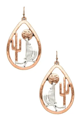 TEEK - Desert Cactus Cutout Earrings