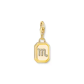 THOMAS SABO Charm Pendant Scorpio Zodiac Sign Gold