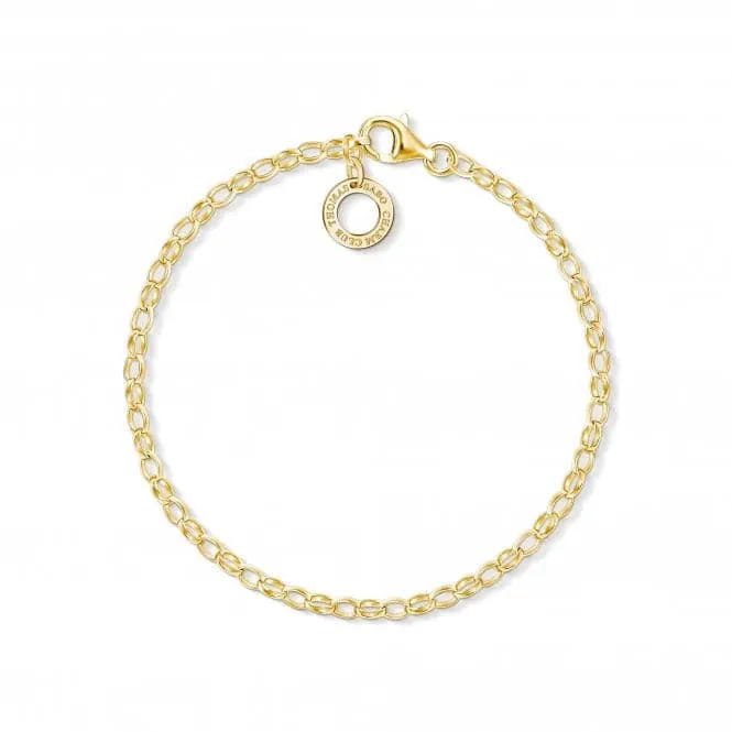 Thomas Sabo Gold Plated Charm Bracelet X0243-413-39