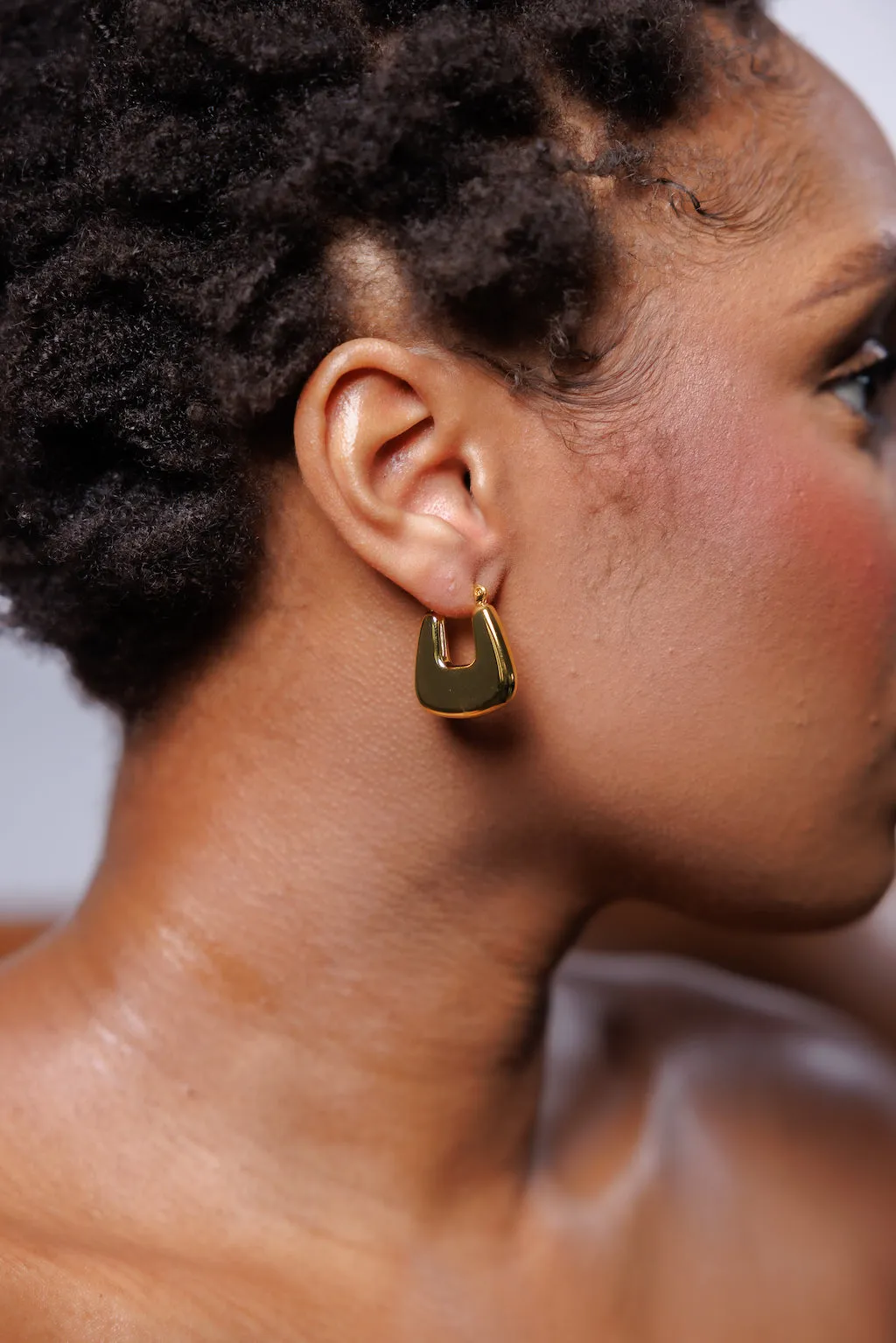 U-Shaped Drop Earrings