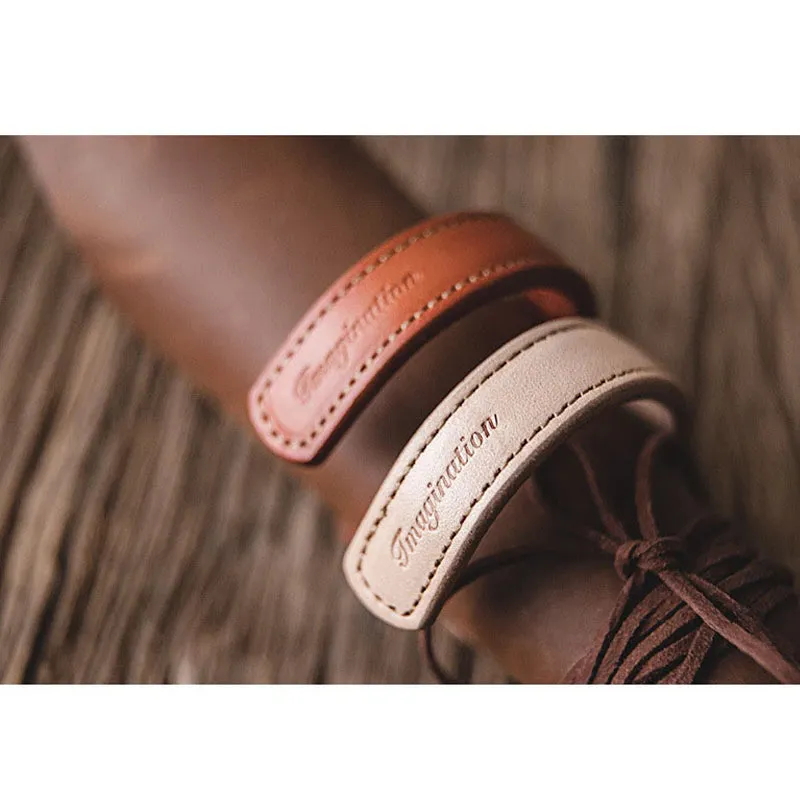 Vintage Vegetable Tanned Leather Bracelet