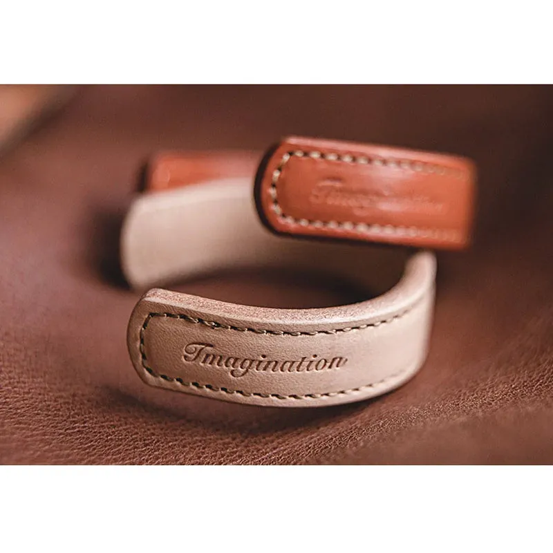 Vintage Vegetable Tanned Leather Bracelet