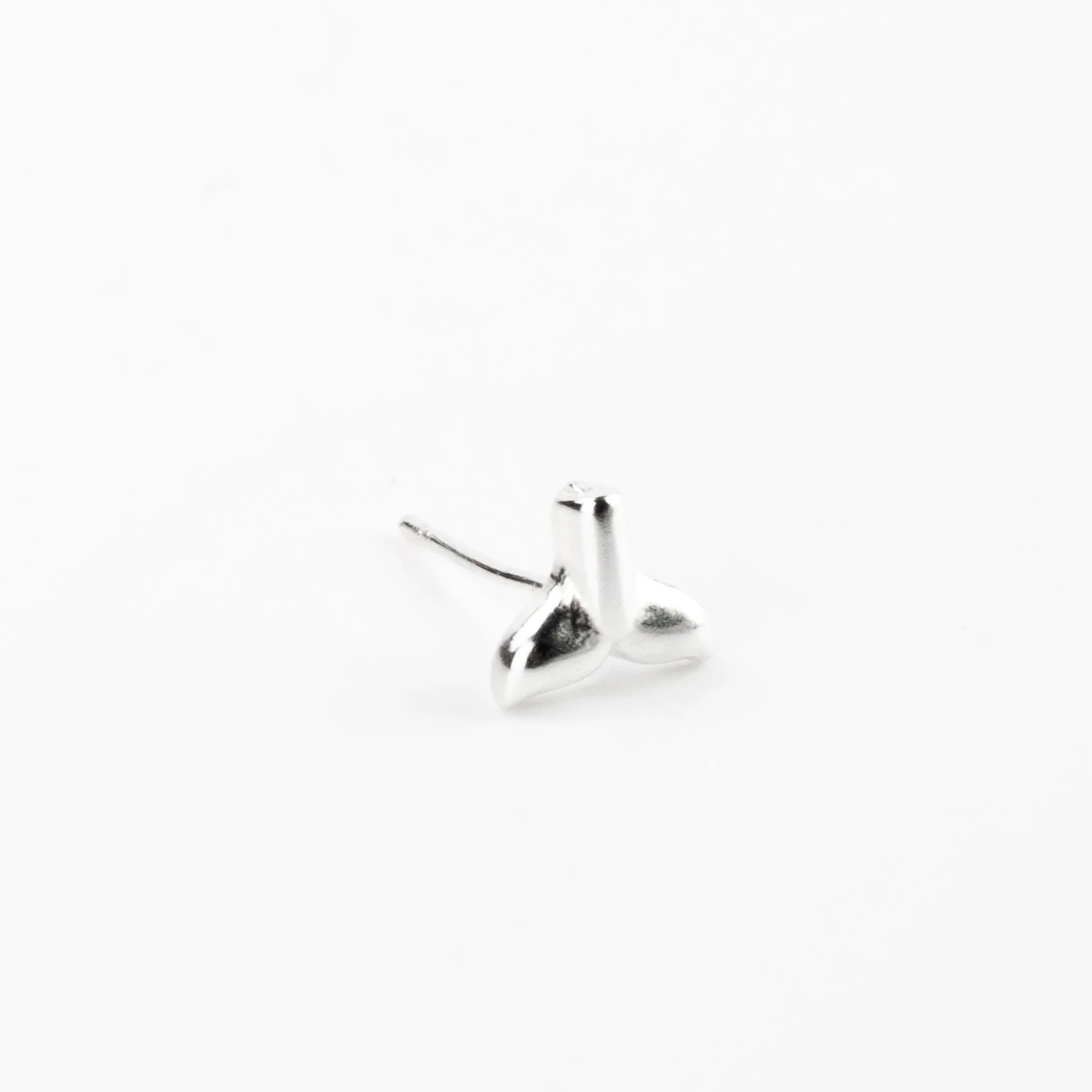 Whale Tail Stud Earrings